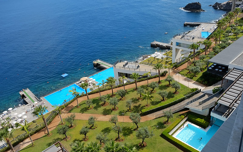 vidamar madeira hotel superior front sea view room