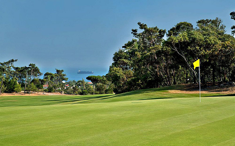 estoril golf course portugal atlantic sea