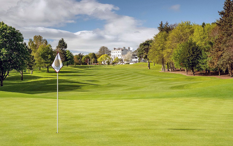 druids glen hotel golf resort fairway facade