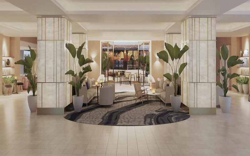 doubletree hilton islantilla beach golf resort lobby