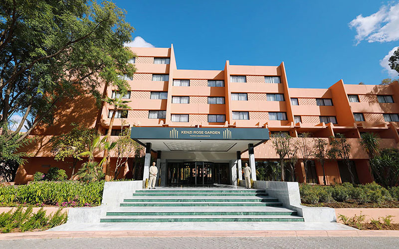 kenzi rose garden hotel facade entrance
