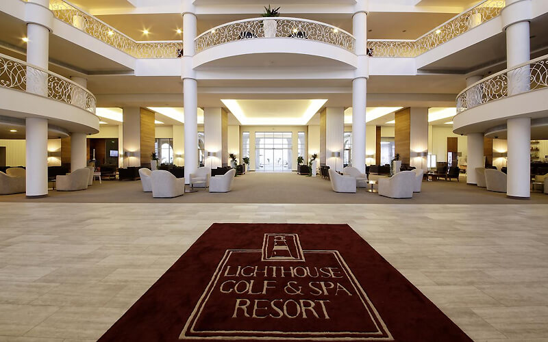 lighthouse golf spa resort lobby