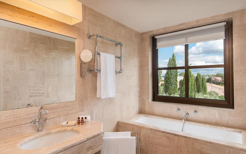 sheraton parco de medici rome hotel bathroom