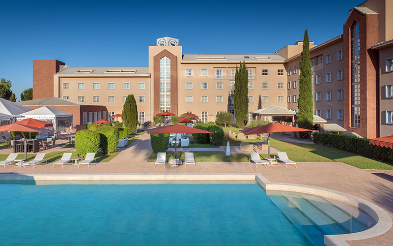 sheraton parco medici rome golf hotel italy