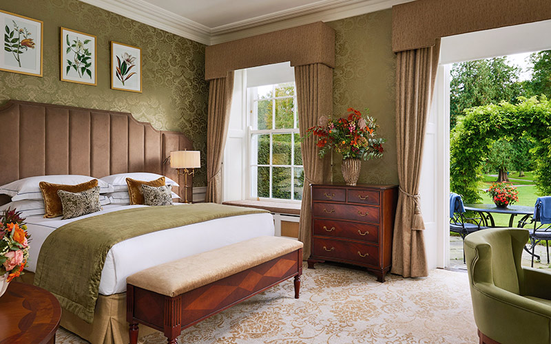 the k club hotel standard room garden ireland