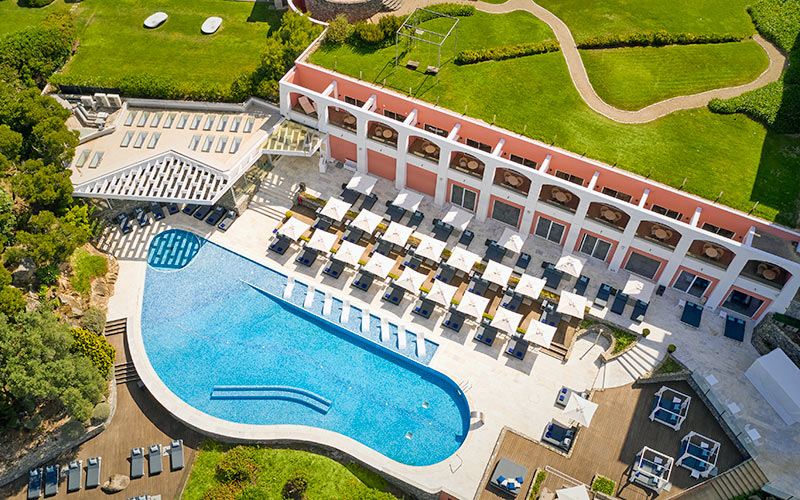 penha longa resort outdoor pool aerial