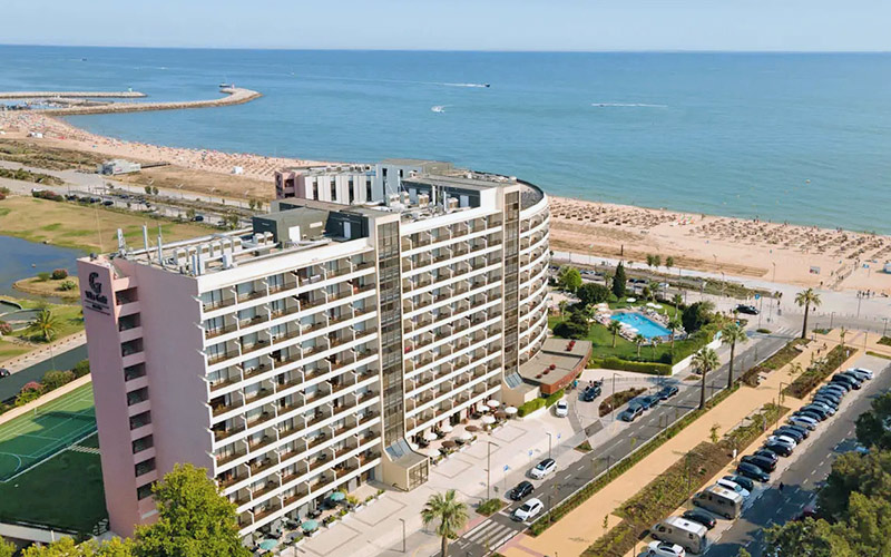 vila gale ampalius hotel aerial sea view