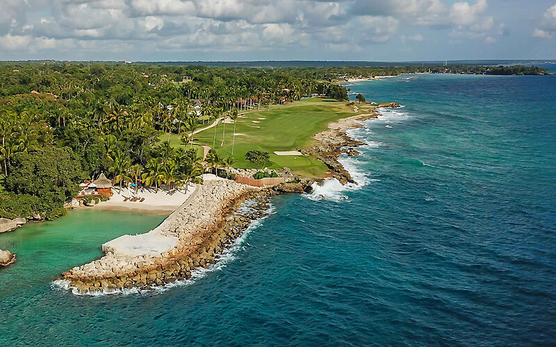 casa de campo resort villas aereal