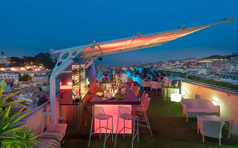 nh collection lisboa liberdade rooftop
