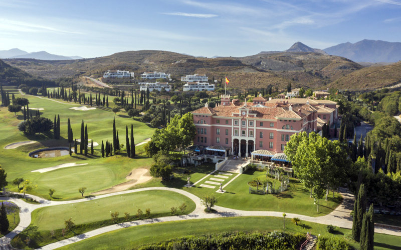 anantara padierna palace benahavis marbella resort aerial spain