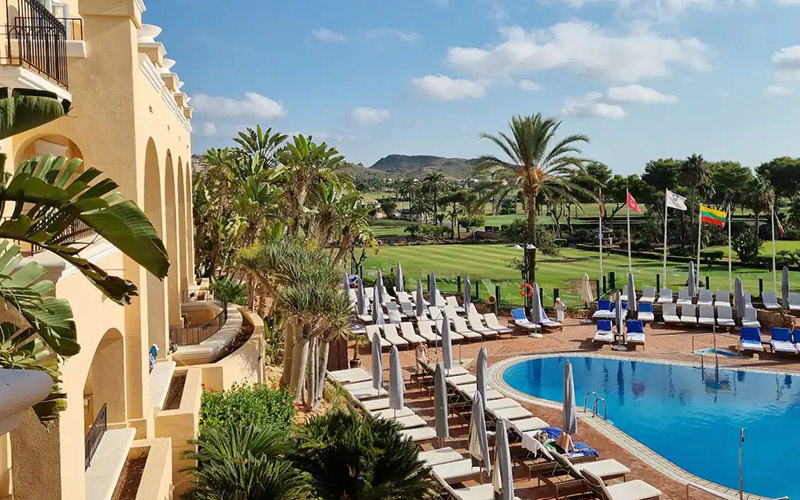 grand hyatt la manga club golf spa pool view