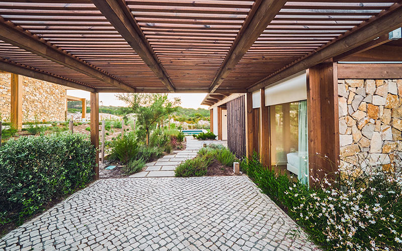 west cliffs ocean golf resort 3 bedroom villas sidewalk