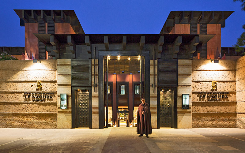 le naoura barriere hotel marrakech morocco entrance