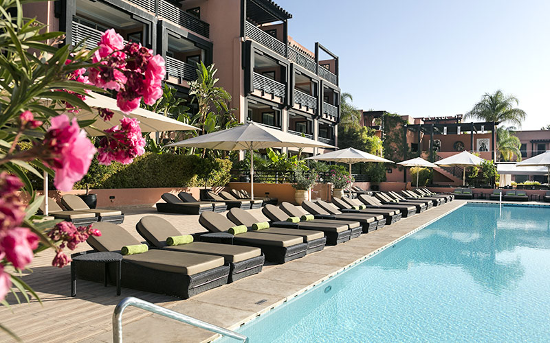 le naoura barriere hotel marrakech morocco pool