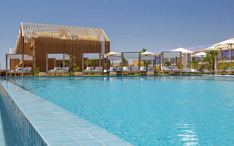 verdelago resort algarve outdoor pool sunloungers