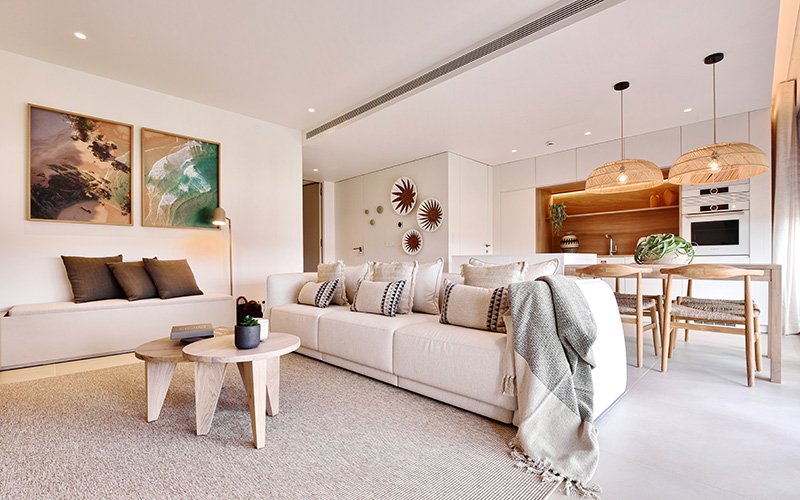 verdelago resort algarve two bedroom apartment living room