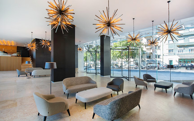 hotel iberostar selection lisboa lobby