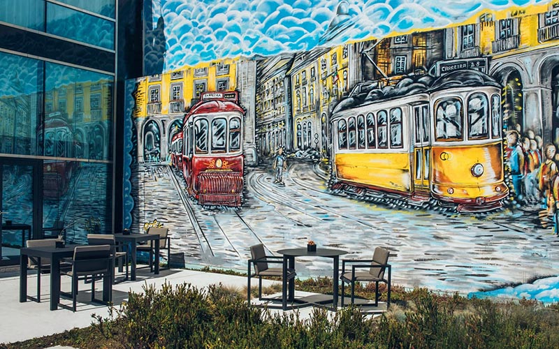 hotel iberostar selection lisboa urban art