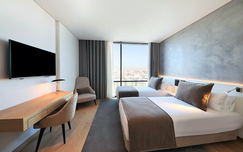 iberostar selection lisboa hotel city view room