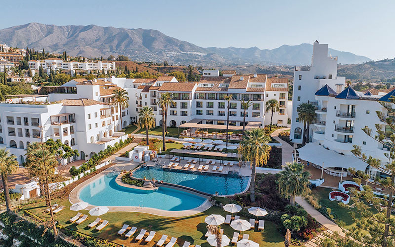 la zambra hotel aerial view spain