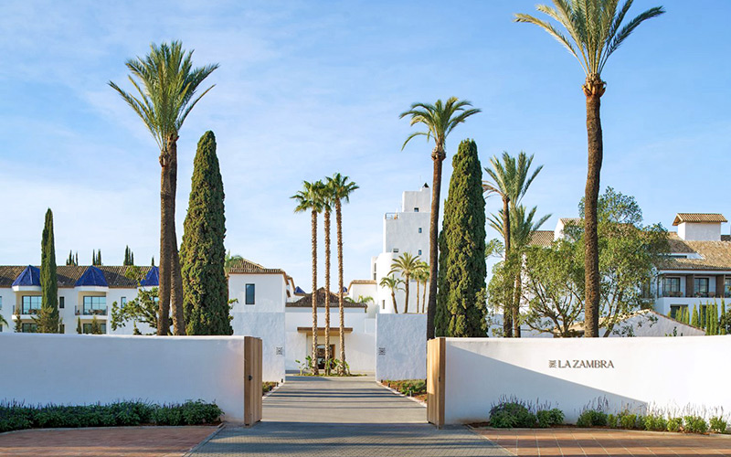 la zambra hotel main entrance spain