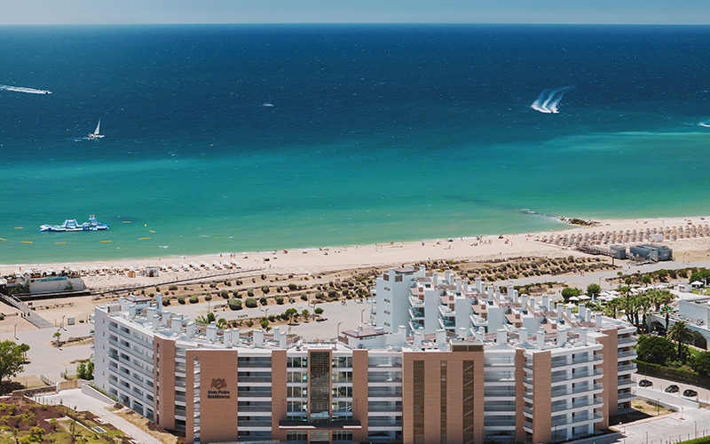 dom pedro residences vilamoura aerial