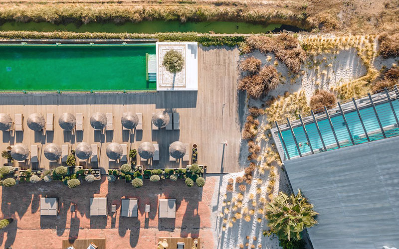 quinta comporta wellness resort quinta pool sunbeds spa