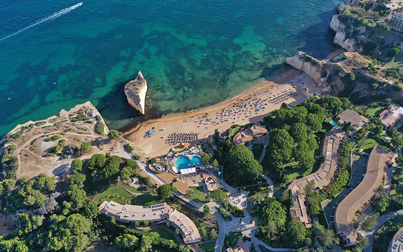 vilalara grand hotel algarve aerial view