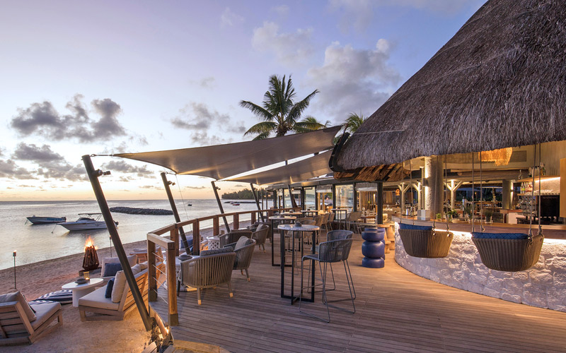 heritage awali golf resort infinity blue bar mauritius