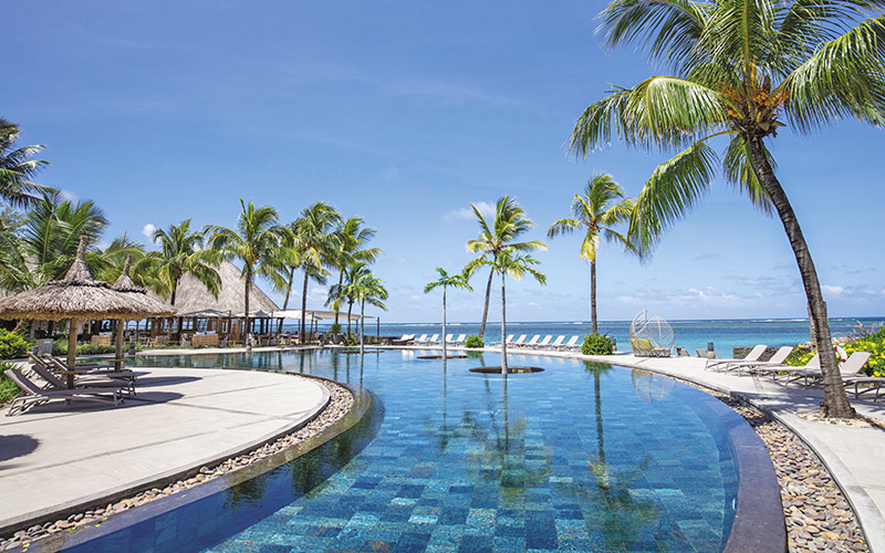 heritage awali golf resort mauritius pool sea
