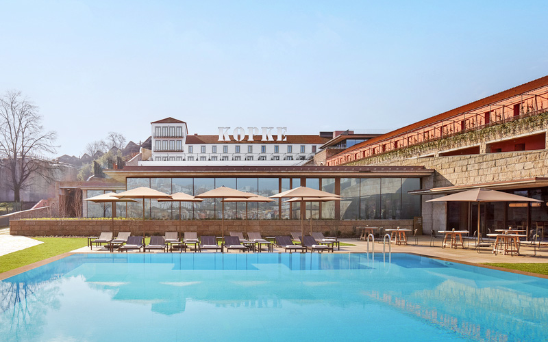 tivoli kopke porto gaia hotel facade pool