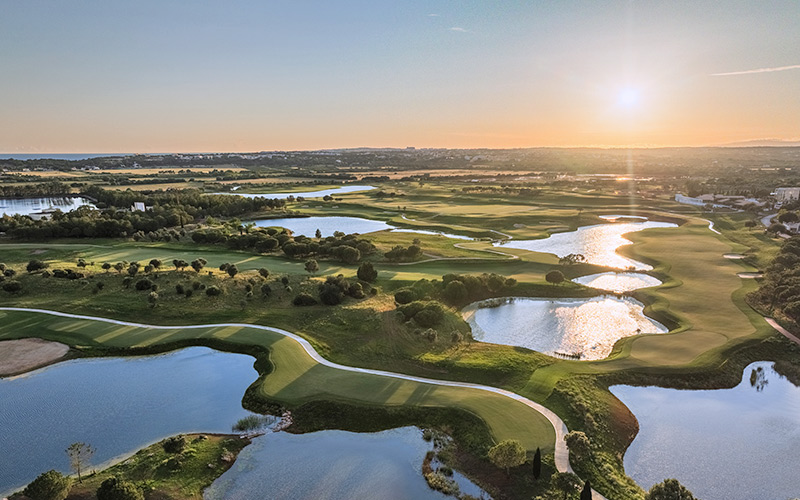vilamoura els club golf algarve aerial