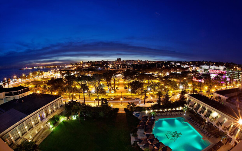 palacio estoril hotel golf spa aerial