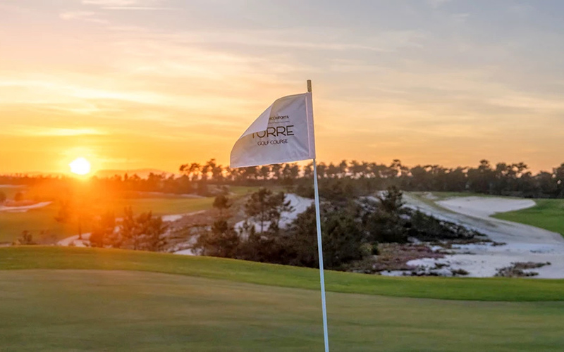 terras comporta torre golf course sunset
