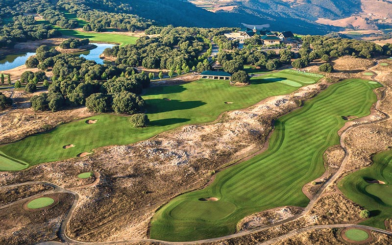 michlifen golf club fez morocco aerial