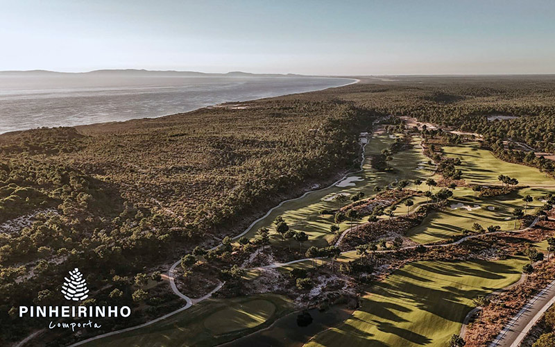 pinheirinho golf comporta aerial view