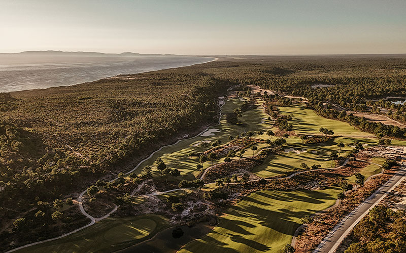 pinheirinho golf sea aerial