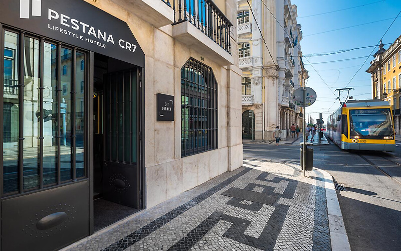 pestana cr7 lisboa hotel entrance