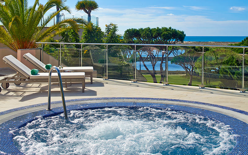 hotel quinta lago outdoor jacuzzi algarve