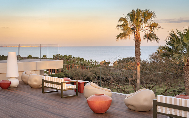 kimpton atlantico hotel rooftop sunset
